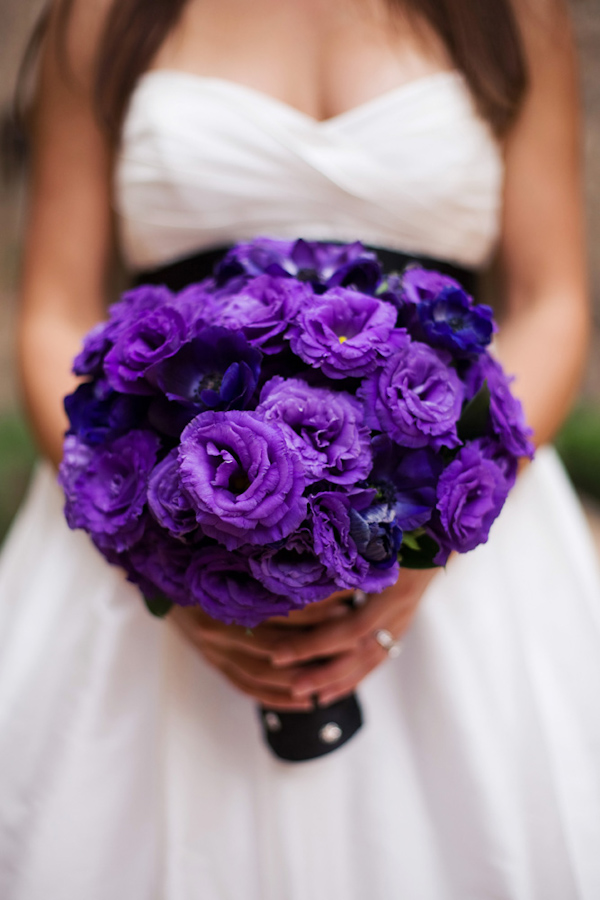 Dark Purple Wedding Flowers